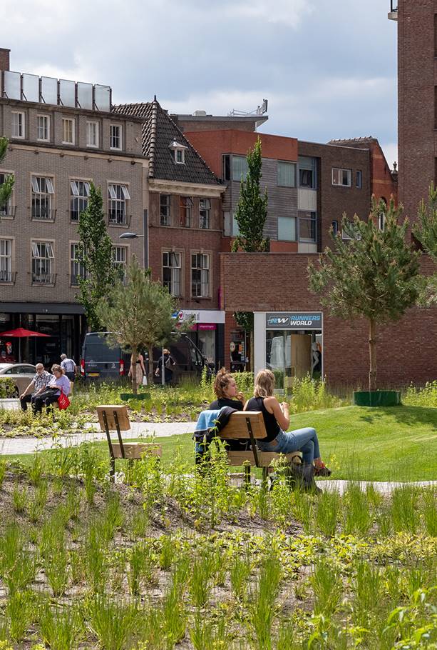 Project Clausplein - Een groen stadspark om tot rust te komen