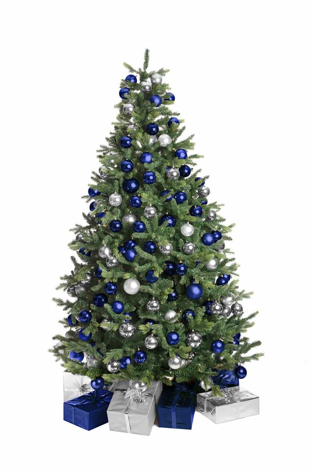 Kerstboom Delfts Blauw Image