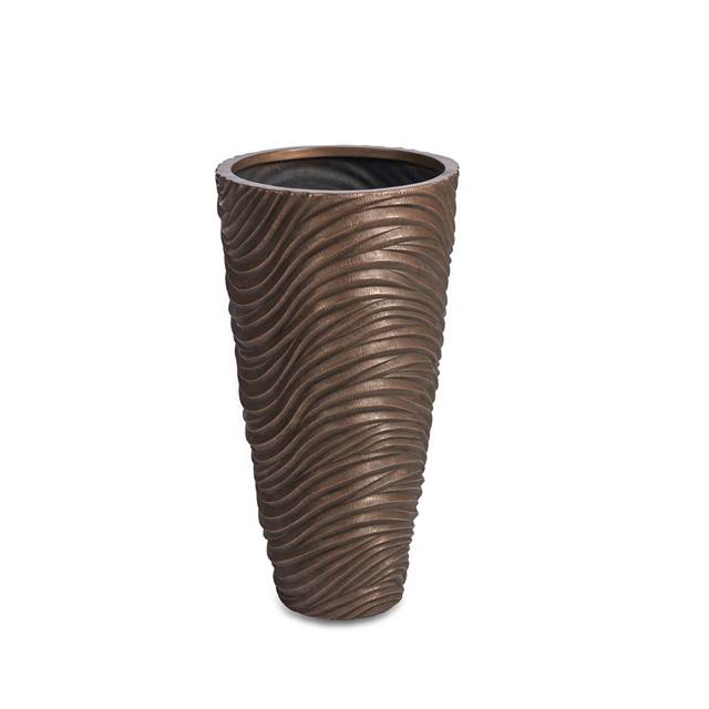 Graphic Vase Bronze Image